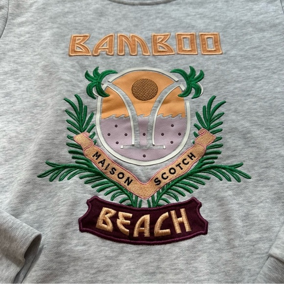 MAISON SCOTCH SCOTCH & SODA BAMBOO BEACH  SWEATSHIRT - M - Picture 11 of 12